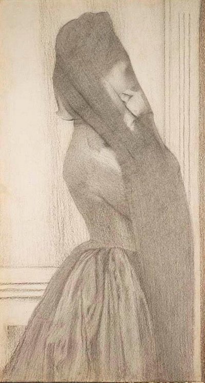 The Veil by Fernand Khnopff